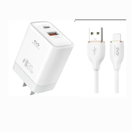 20W ADAPTER & USB TO LIGHTNING CABLE