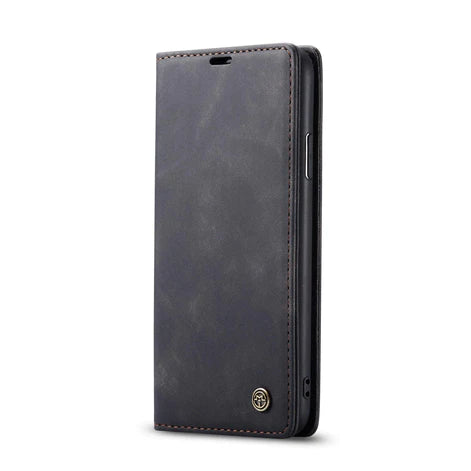 Case Me Leather Flip Case Black